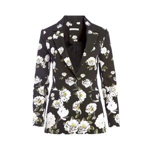 NWT Alice + Olivia Macey Floral Printed Blazer 14